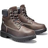 Timberland PRO Men's Direct Attach 6 Inch Steel Safety Toe Insulated Waterproof Industrial Work Boot, Brown, 10 Wide