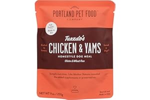 KEZATAAK Portland Pet Food Company Tuxedo's Chicken & Yams Dog Meal, 9 OZ