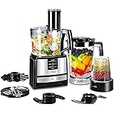 Hilax Food Processor Blender - Kitchen Food Processor ,Chopper, Blender Food Processor Combo,Multi Mixer Machine with Dough B