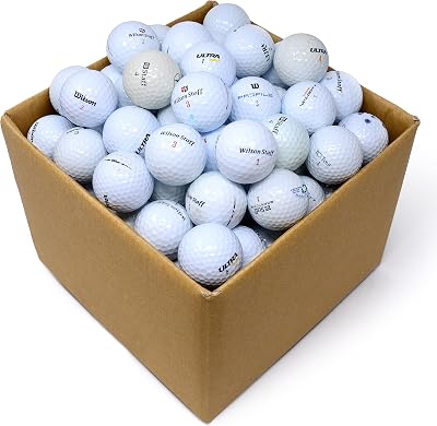 Second Chance Recycled Lake Golf Balls 100 Pack Wilson Mix Grade A