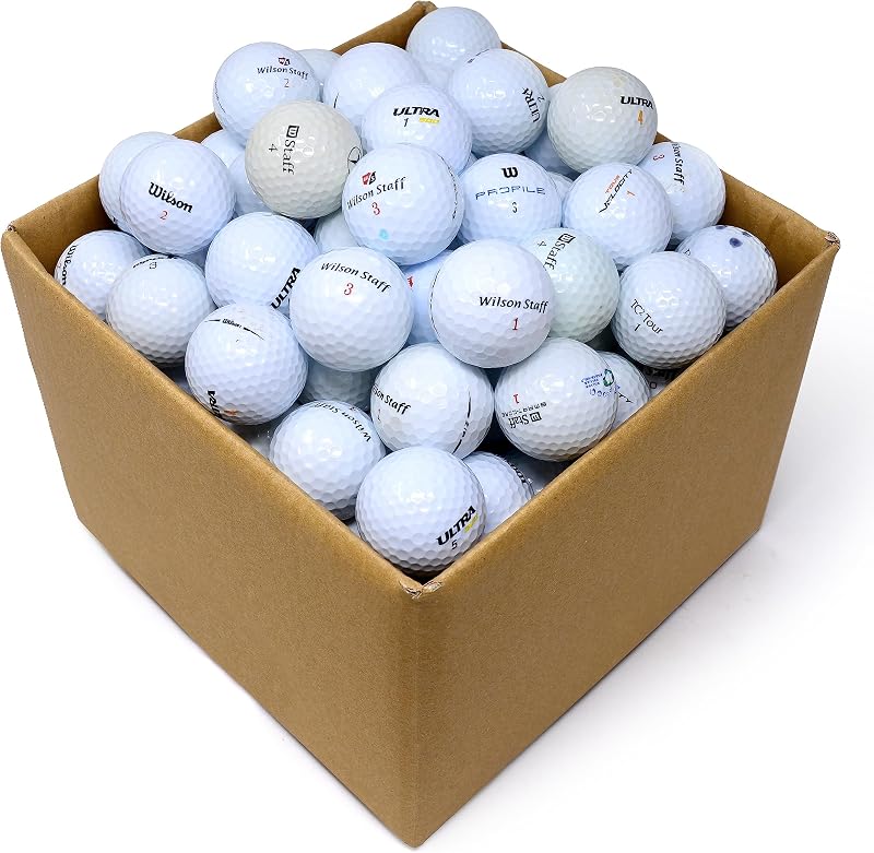 Second Chance Recycled Lake Golf Balls 100 Pack Wilson Mix Grade A
