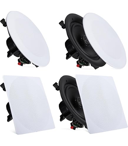 Amazon.com: Yamaha NS-IC800 140 Watt 8-Inch 2-Way In-Ceiling