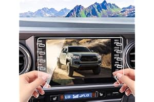 DSDFGH for 2020 2021 2022 2023 Toyota Tacoma Screen Protector 8 Inch LCD Touch Radio Dash Screen Protector Tacoma 2020-2023 Tacoma Accessories HD Tempered Glass 9H Hardness Anti-Scratch (Non-SR)