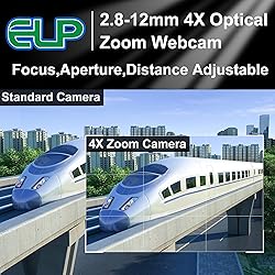 ELP USB Camera with Zoom Lens 2.8-12mm Manual Focus