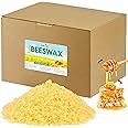 FROKO Yellow Natural Beeswax Pellets 5LB, Organic Beeswax, Beeswax for Candle Making, Body, Skin Care DIY, Lip Balm, Soap and Lotion Making Supplies