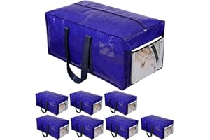 OVETLIM Moving Bags Heavy Duty Extra Large,Storage Totes for Space Saving,Moving Boxes for Alternative,Space Saver Bags,Organizing Bags,Moving Storage Bag,Large Bags for Moving,Moving of Blue Bags