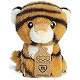 Aurora® Eco-Friendly Eco Nation™ Mini Tiger Stuffed Animal - Environmental Consciousness - Recycled Materials - Orange 5 Inches