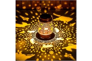 EZTZEN Cat Solar Lanterns Outdoor Waterproof Hanging Solar Lights Cat Gifts for Women Men Metal Decorative LED Cat Lanterns for Garden Decor,Yard,Patio,Lawn,Tabletop,Pathway,Landscape