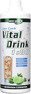 Best Body Nutrition Low Carb Vital Drink Green Tea/Lime 1000 ml
