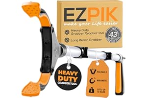 Ezpik 43" Foldable Grabber Reacher Tool for Seniors - Grabbers for Elderly Grab It Reaching Tool Heavy Duty Pickup Trash Pick