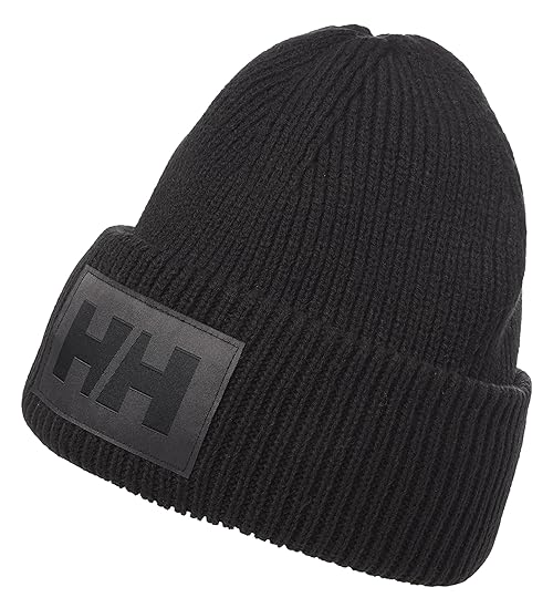 Helly Hansen Unisex HH Box Beanie, Black, STD