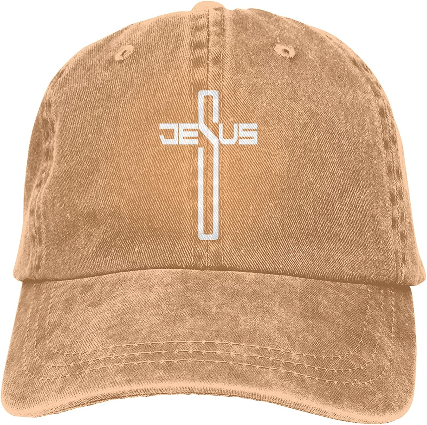 Jopath Jesus Cross Hat,Funny Christian Religious Baseball Cap Washed