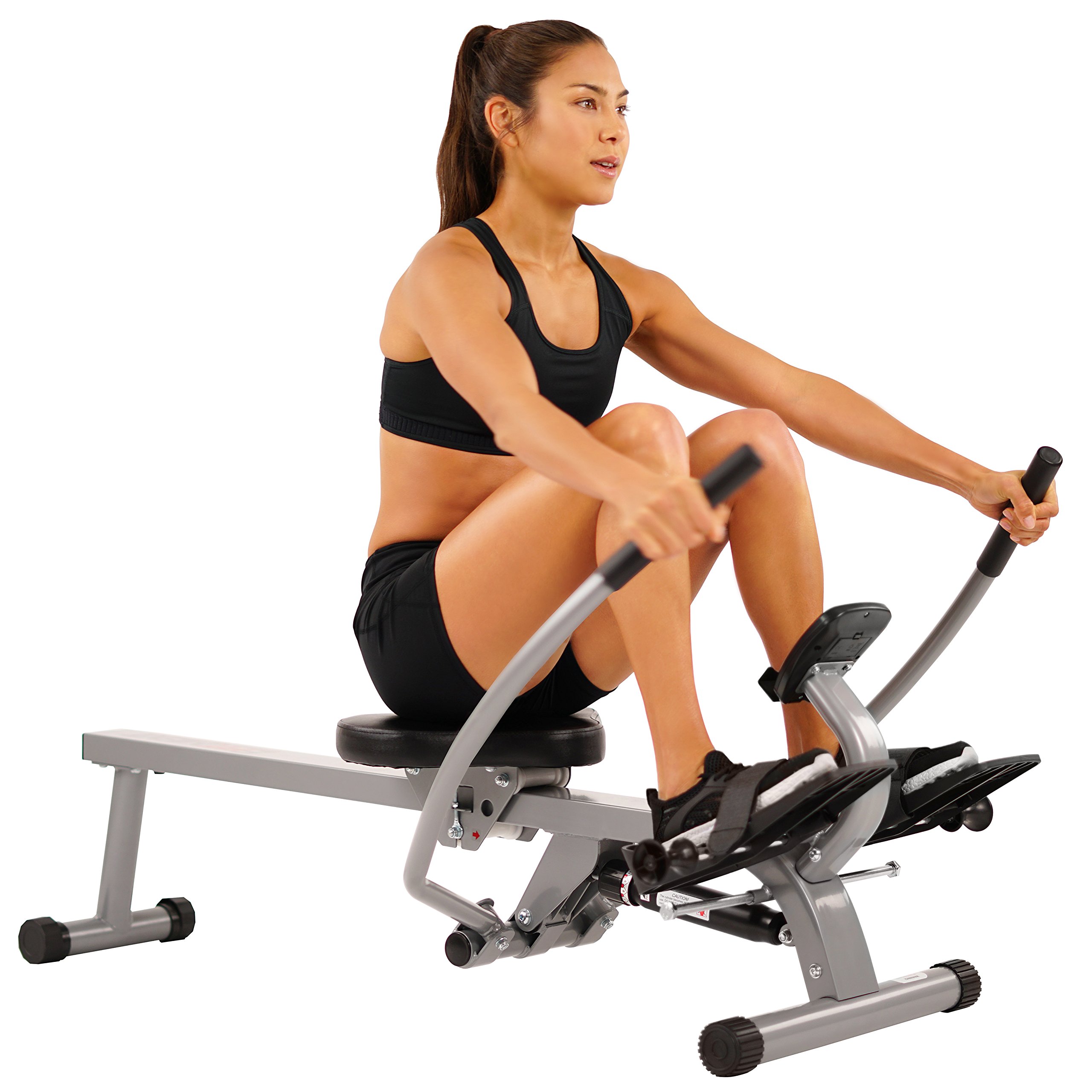 EFITMENT Total Motion Rowing Machine Rower with Full Arm Extensions, 350 lb Weight Capacity and Ipad/Tablet Holder, 12… - Image 4