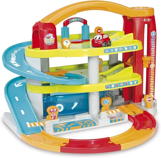 Smoby 120401 My Big Toy Car Garages for Boys and Girls 3 levels Features include lift