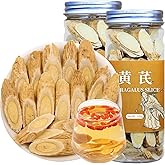 Wanhua Hall Astragalus Root Slices Tea Huang Qi 黄芪 Premium Astragalus Root Herb Chinese Herb Nourishing Food Sulfur-Free 黄芪片 200g/7oz