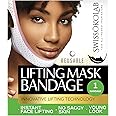 Reusable Face Slimming Strap Double Chin Reducer V Line Mask Chin Up Patch Chin Mask V Up Contour Tightening Firming Face Lift Tape Neck Bandage V-Line Lifting Patches V Shaped Belt