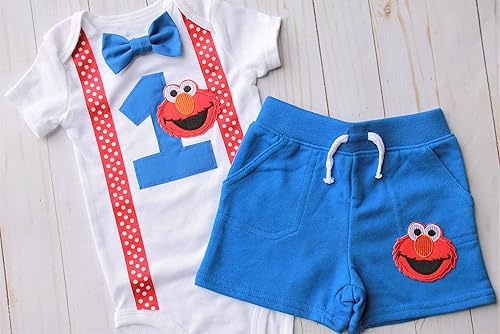 elmo outfit boy
