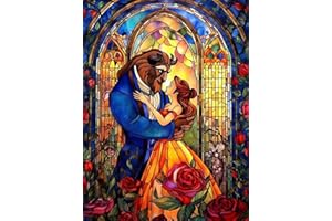 RYMILIE Diamond Painting Kits for Adults - Cartoon DIY 5D Diamond Art Kits Full Drill Diamond Dots Paintings with Diamonds Gem Art and Crafts Home Decor 12x16inch