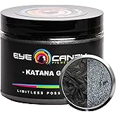 Eye Candy Pigments Premium Grey Mica Powder - Katana Grey (50gr) - for Epoxy, Resin, Soap, Paint, Woodworking, Acrylic Pouring, Bath Bombs, Fishing Lures - DIY Arts and Crafts Additive