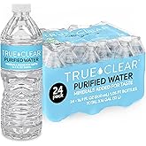 True Clear Purified Drinking Water, 16.9 fl oz Bottles, 24-Pack, BPA-Free | Recyclable bottles, great for lunches, breakrooms, meetings, and on-the-go hydration.
