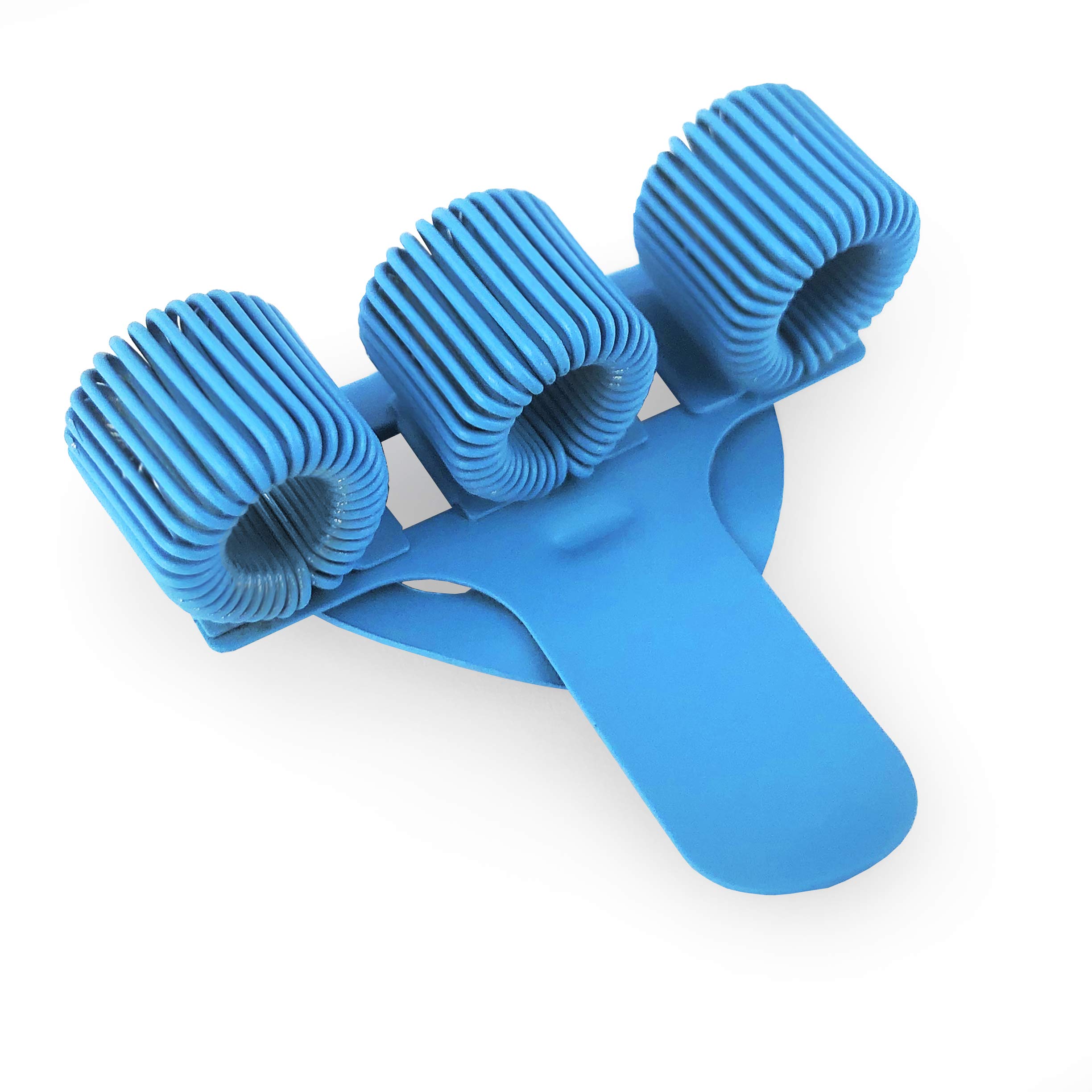 Ashton and Wright - Triple Metal Pen Holder with Pocket Clip - Ideal for Doctors/Nurses/Pilots - Single - Pastel Light Blue