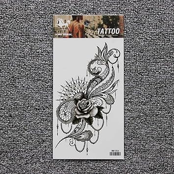 Tatouages De Cuisse Sexy Grande Temporaire Noir Imperméable