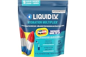 Liquid I.V. Hydration Multiplier Electrolyte Drink Mix - Enhanced Hydration Electrolyte Powder with Vitamins B3, B5, B6, B12 