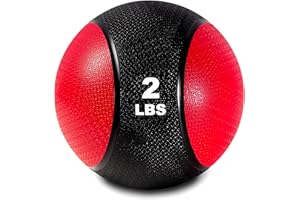 AmStaff Fitness Rubberized Power Medicine Ball – Durable Textured Grip for Strength Training & Core Workouts - Available in 2
