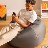 Bean Bag Bazaar Kingston Gaming Beanbag Charcoal Grey Large Indoor Outdoor view 2