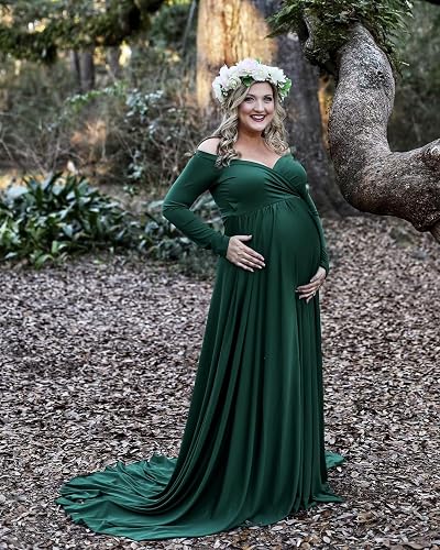 christmas green dress for women Elegant V Neck Emerald Green Satin Long Prom Dress, V Neck Green Forma   abcprom