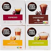 Nescafe Dolce Gusto 4 Flavour Variety Pack (64 Capsules) Boxed