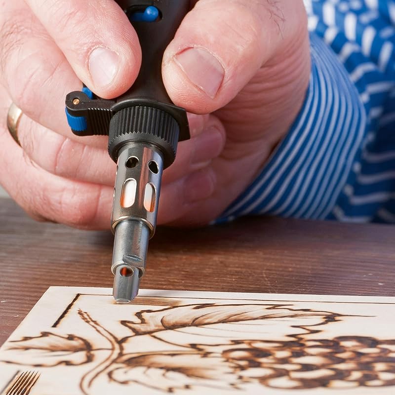 2000 VersaTip Lötkolben - Brennkolben und Löt-Set (mit 7 Wechselspitzen zum Löten, Heißschneiden, Schweißen, Brandmalerei, Holz Gravieren, Schmuckherstellung)