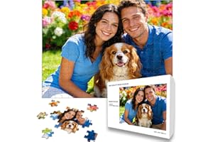 Umitive Puzzles for Adults 1000/520/300 Pieces, Custom Puzzle from Photos, Personalised Puzzle for Family, Pet, Christmas, Bi