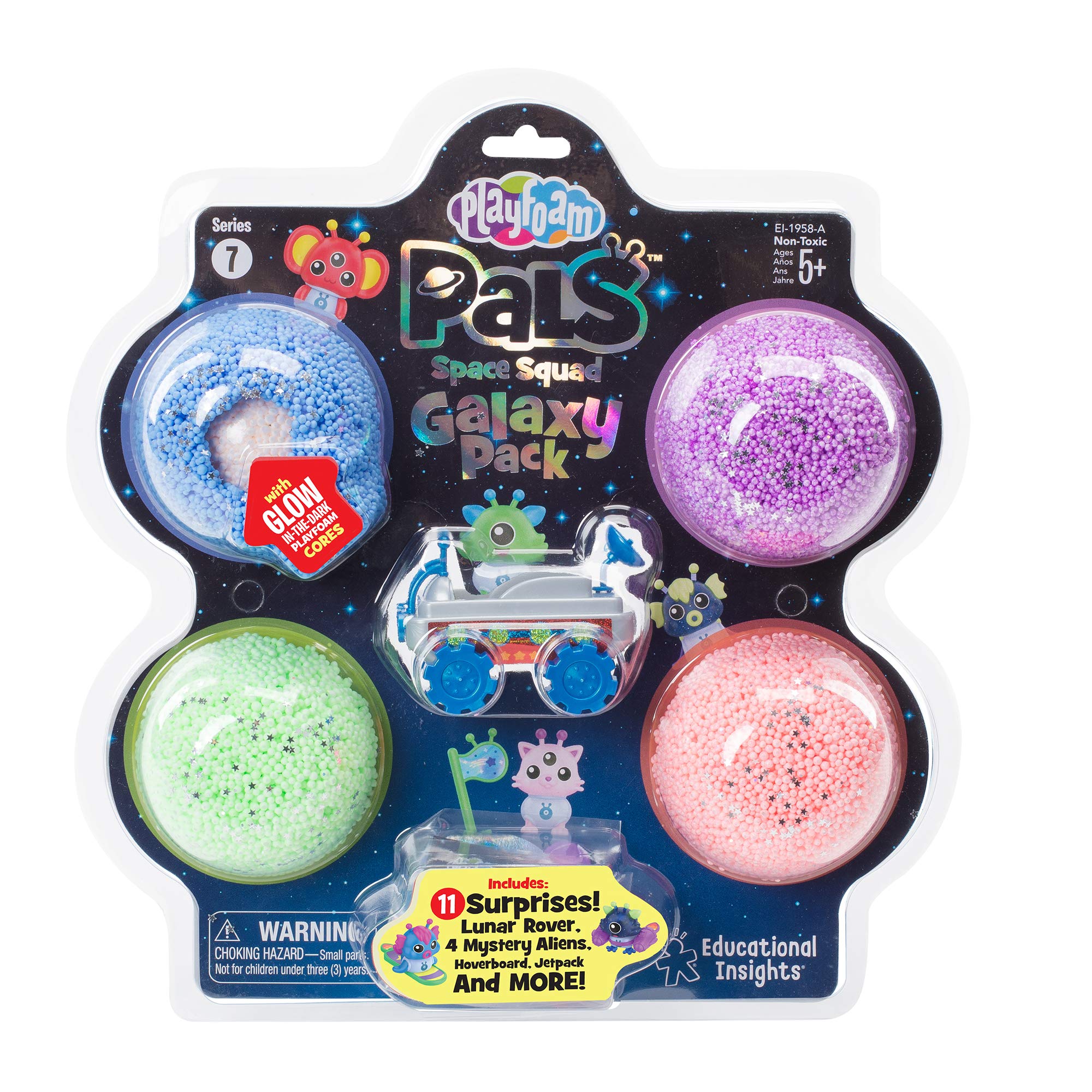 Learning Resources Playfoam Pals Space Squad Galaxy Pack A, Sensory Shaping Fun, Arts & Crafts for Kids, Collectables, 11 Surprises Inside, Ages 5+