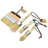1st Place Chalk & Wax Natural Bristle Brush Set