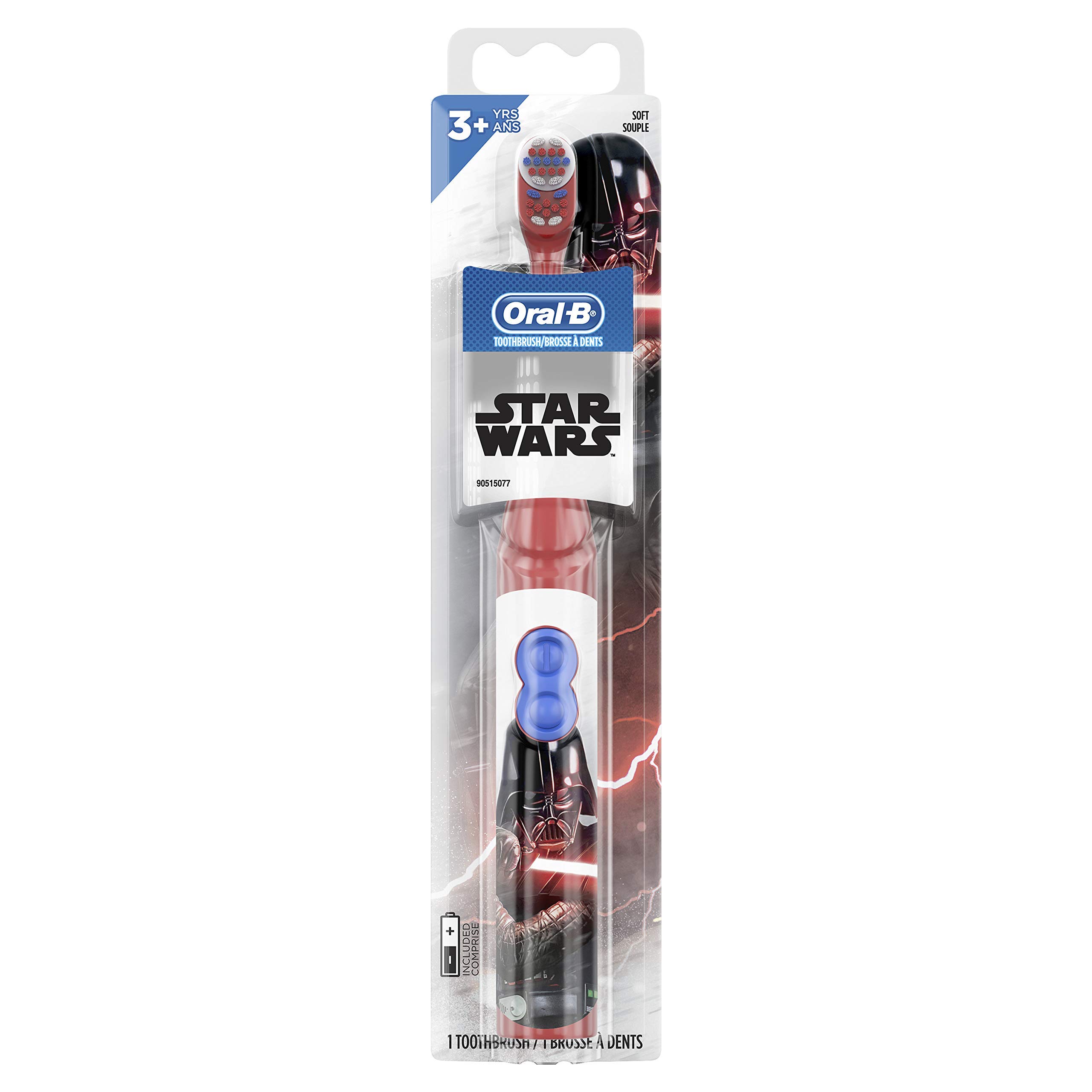 Oral-B, Kids, Battery Toothbrush, Soft, Star Wars, 1 Toothbrush