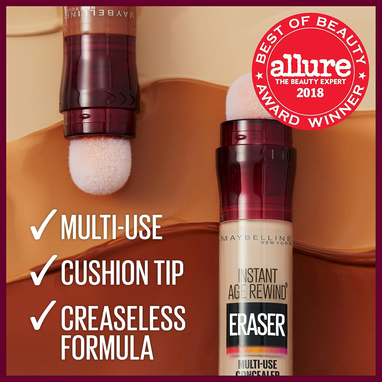 Maybelline Instant Age Rewind Eraser Dark Circles Treatment Multi-Use Concealer, Light, 0.2 Fl Oz (Pack of 1) : Concealers Makeup : Beauty