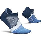 Feetures Elite Light Cushion No Show Tab Athletic Ankle Socks - Sport Sock with Targeted Compression