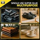 SOL 24pk Single Use Super Glue 1.5g Fast Bond Plastic Metal Leather Ceramic view 6