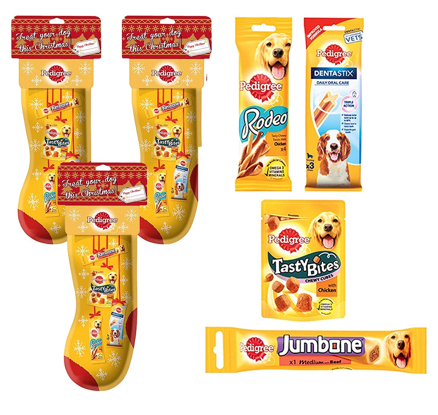 pedigree xmas dog stocking
