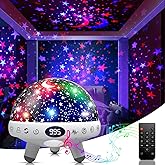 YACHANCE Kids Sound Machine with Night Light Projector,29 Soothing Sounds Baby Night Light Star Projector for Kids Room,White Noise Machine for Baby Sleeping Soother,Nursery Lamp,Bedroom Decor