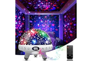 YACHANCE Kids Sound Machine with Night Light Projector,29 Soothing Sounds Baby Night Light Star Projector for Kids Room,White Noise Machine for Baby Sleeping Soother,Nursery Lamp,Bedroom Decor