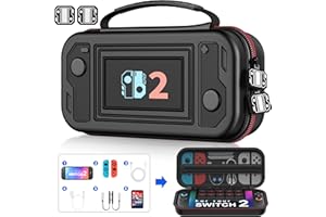 Spican Switch 2 Case Compatible with Nintendo Switch 2 (2025) and Switch/OLED Console, Switch Travel Carrying Case Hard Shell
