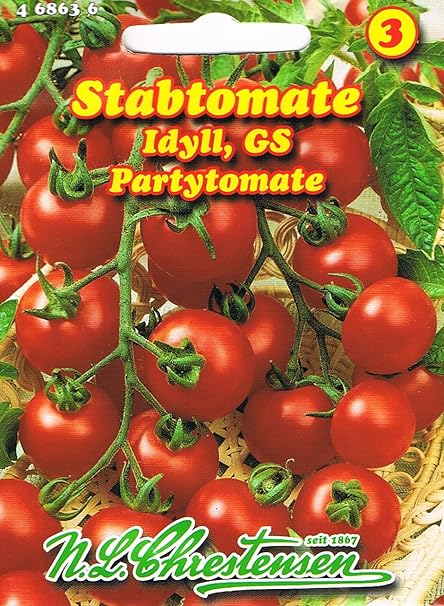 Tomate Idyll Tomaten Partytomate Lange Rispen Susse Aromatische Fruchte Amazon De Garten