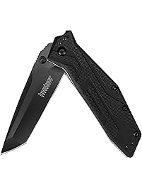 Brawler (1990) Folding Pocket Knife with 3&rdquo; Back-Oxide Finished High-Performance 8Cr13MoV Steel Blade;