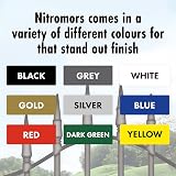 Nitromors Matt Black Metal Spray Paint 500ml - UV Fade Resistant, No Primer view 3