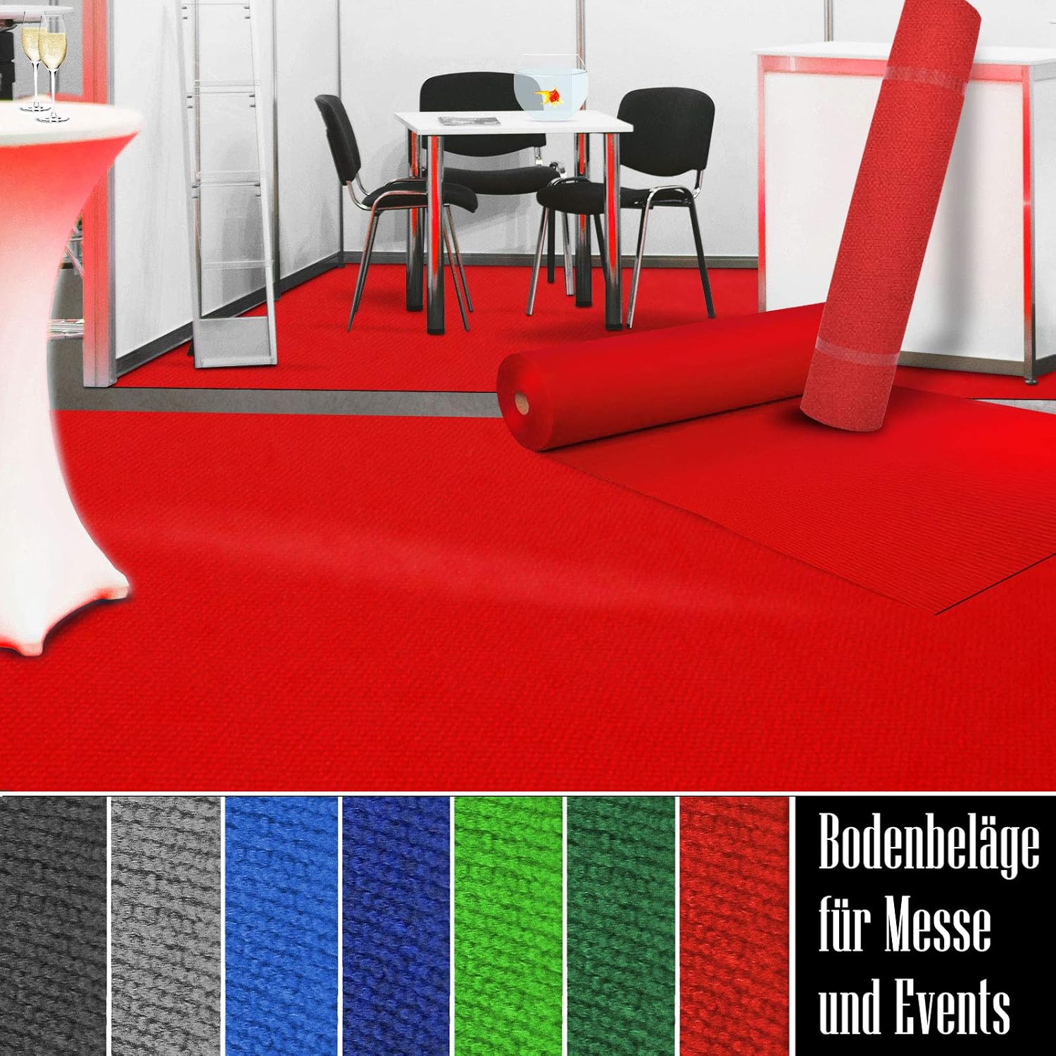 Business Industrie Event Hochzeits Roter Teppich Vip 200x900 Cm