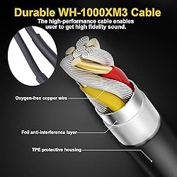 Tobysome WH1000XM3 Headphone Cable Replacement Aux
