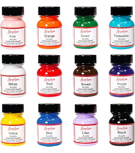 【NEON 12色セット】Angelus paintアンジェラスペイント Angelusネオン12色コンプリートセット – アトランダム通販&定額
