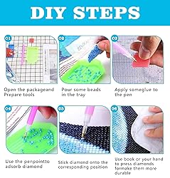 Meothan 5D Diamond Painting Kits for Adults, DIY
